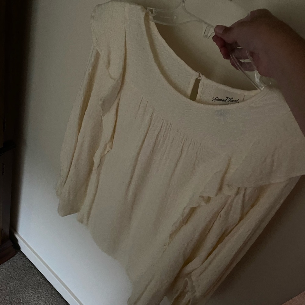 ruffle blouse